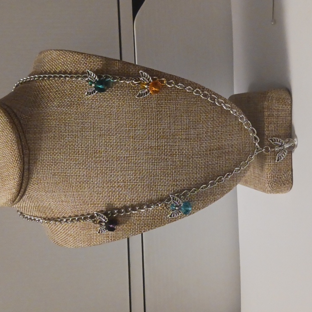 Multicolored Angel Chain Necklace